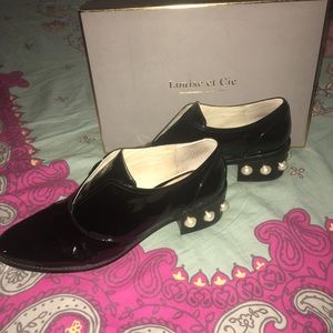 Louise et Cie with pearl studded heals.